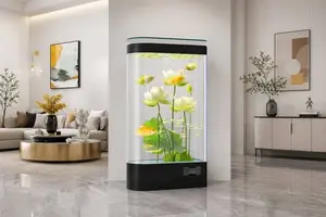 New Bullet Shaped Vertical Aquarium - Ruibit Aquarium glass aquarium tank