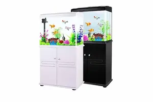 Auto Ecological Fish Tank Cabinet No Water Change - Ruibit Aquarium glass aquarium tank