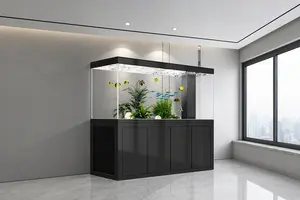Ultra White Glass Arowana Aquarium Bottom Filter Water Divider - Ruibit Aquarium filtration system