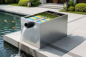 304 Stainless Steel Koi Pond Filter Water Purification System - Ruibit Aquarium filtration system