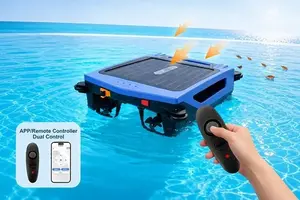 Wireless Smart Automatic Solar Pool Vacuum Cleaning Robot - Ruibit Aquarium