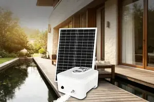 Solar Aquarium Air Pump Outdoor Pond Oxygenator - Ruibit Aquarium water pump