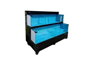 Seafood Tank Stainless Steel 2 Tier Integrated Chiller System - Ruibit Aquarium glass aquarium tank